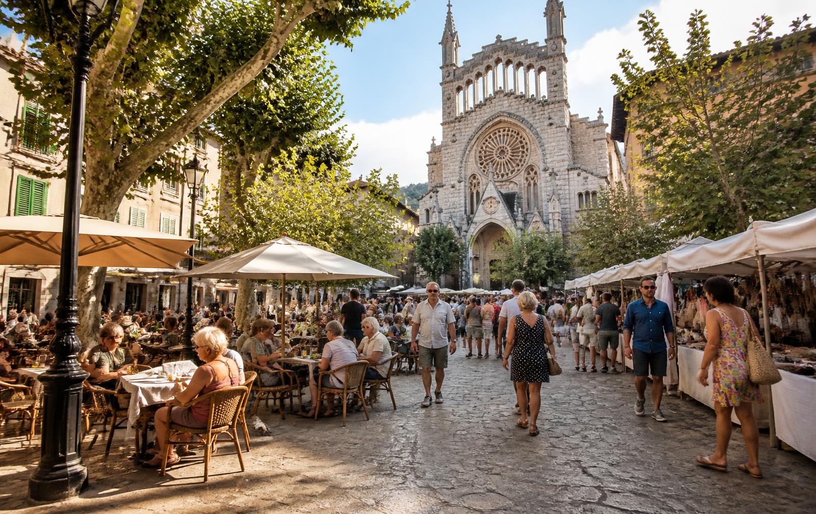 Tourismus-Protest in Sóller: Einschränkungen für Markt und Gastronomie