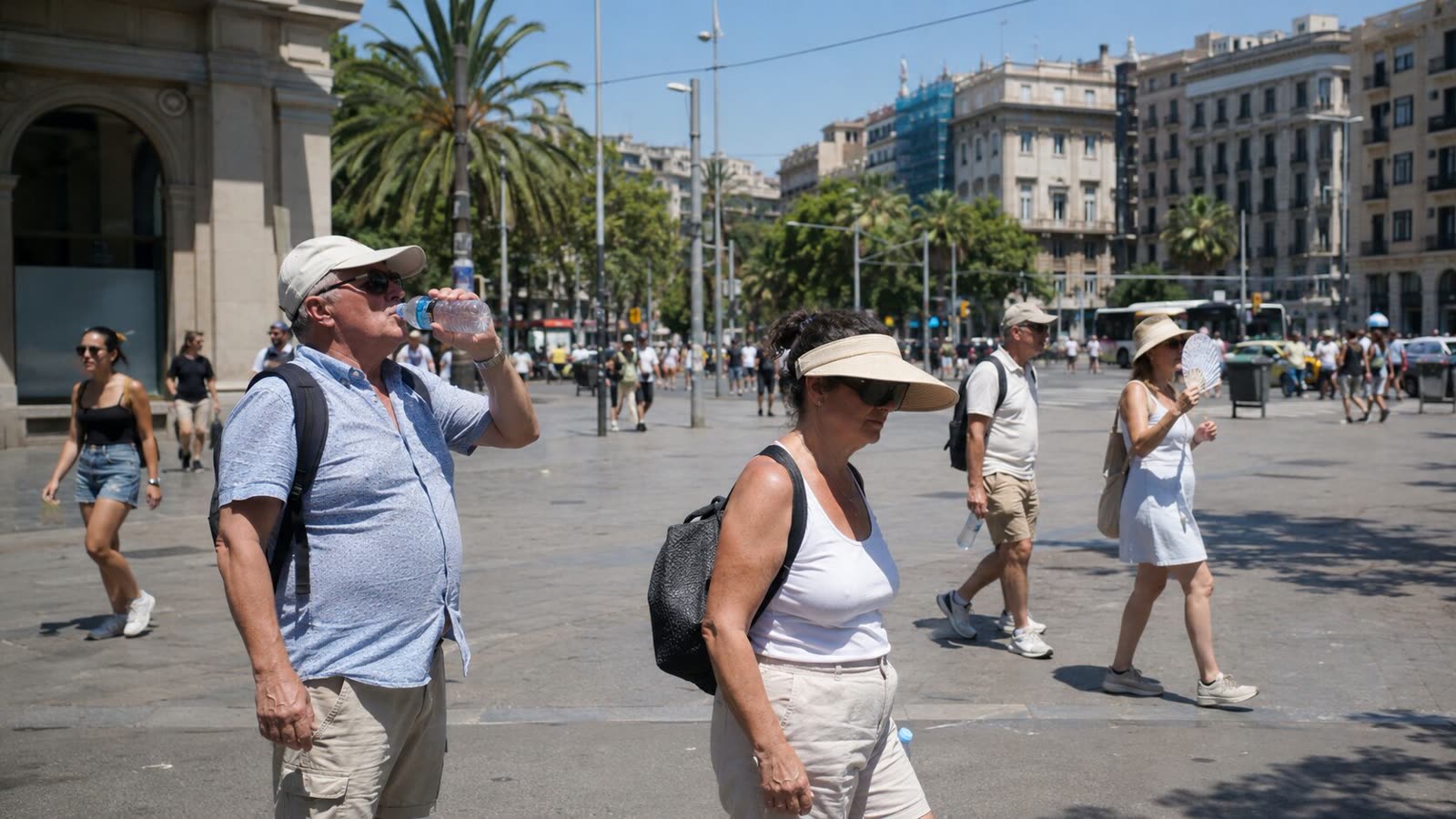 Hitzerekord in Barcelona: 40,5 Grad gemessen