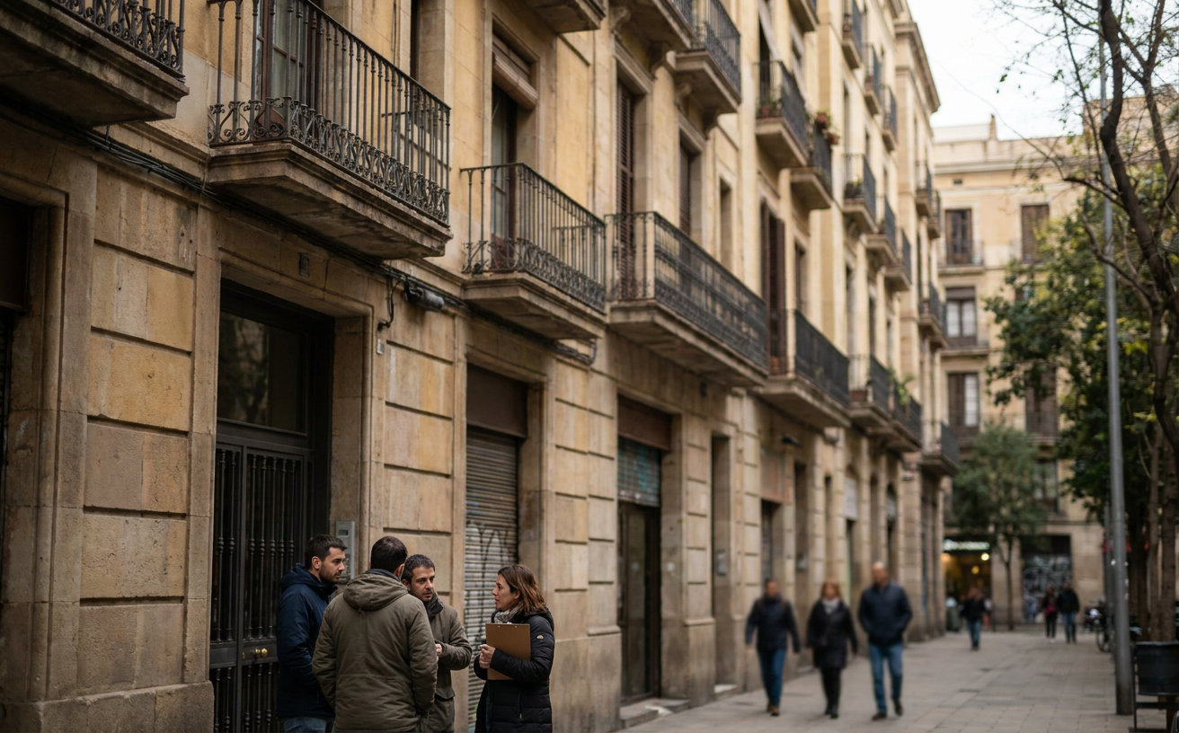 Barcelona investiert Millionen in Vermittlung bei Hausbesetzungen