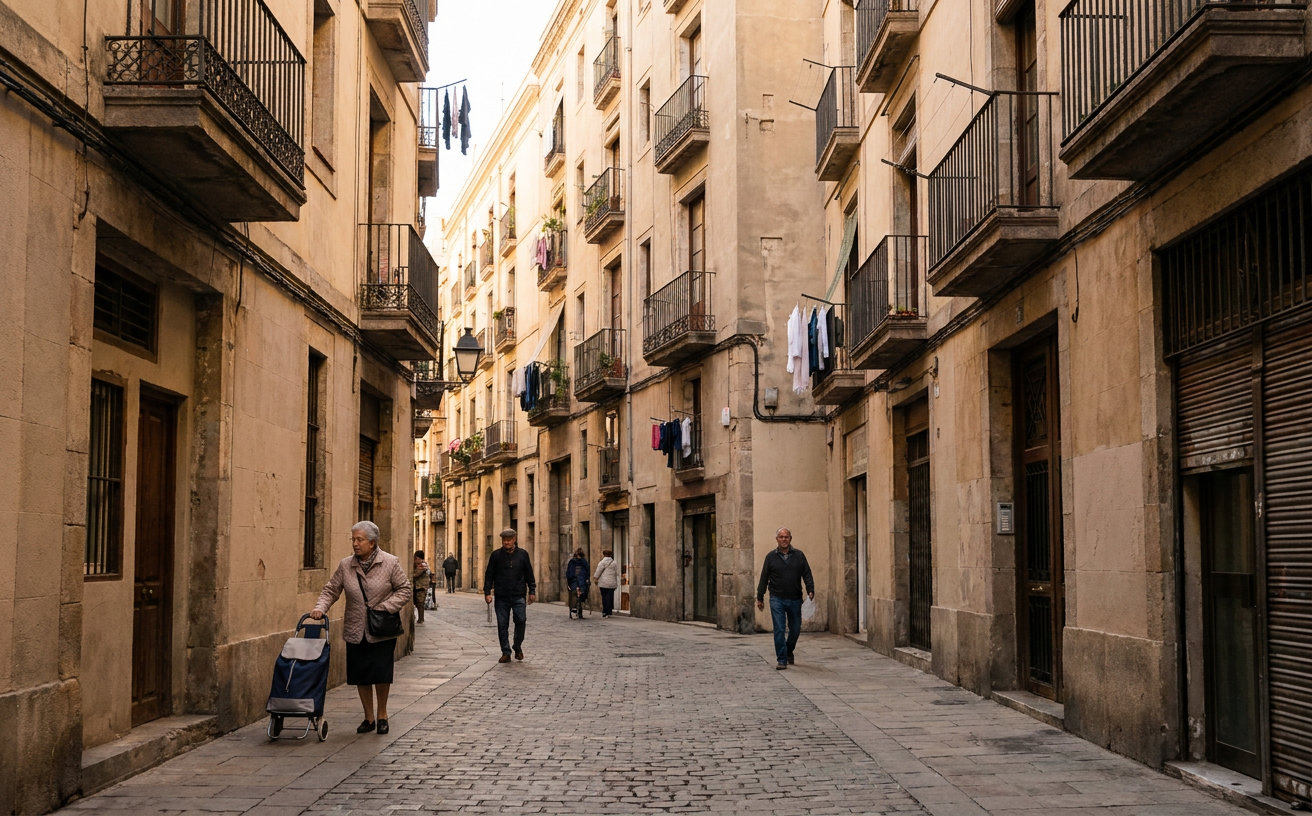 Barceloneta: Kleinere Wohnungen, hohe Preise und viele ausländische Käufer
