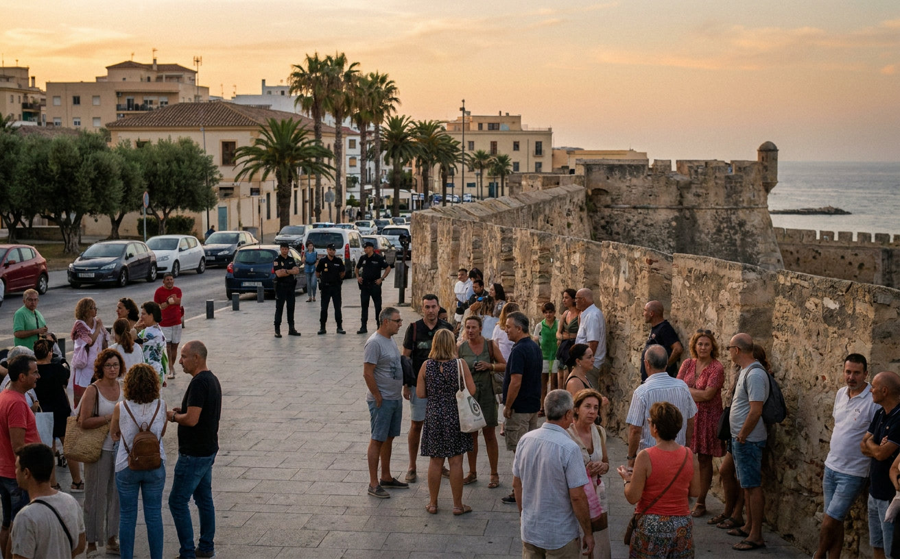 Blick auf die Murallas Reales in Ceuta, wo am 2. September eine Kundgebung beginnen soll