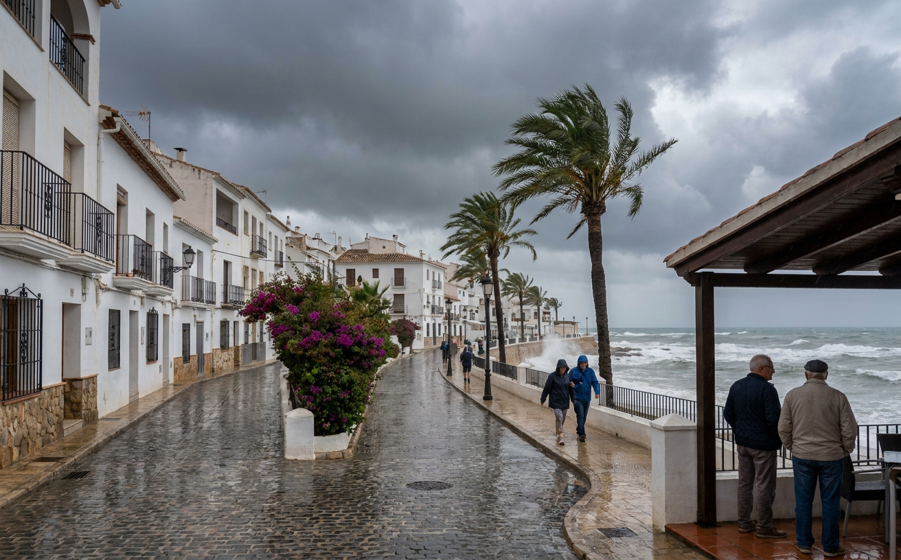 Costa Blanca: Gelbe Warnung vor Gewittern, Hagel und Sturmböen