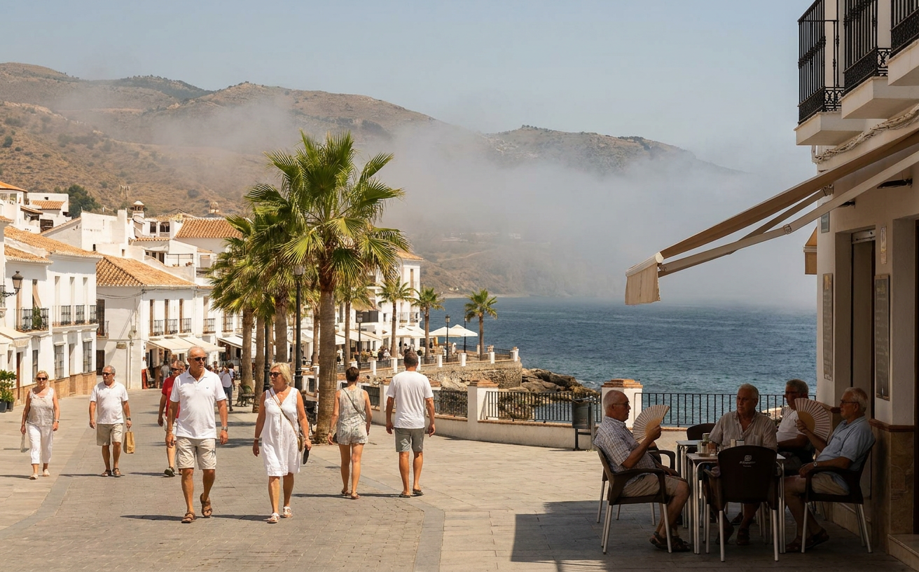 Costa del Sol: Auf Küstennebel folgt heißer Terral-Wind