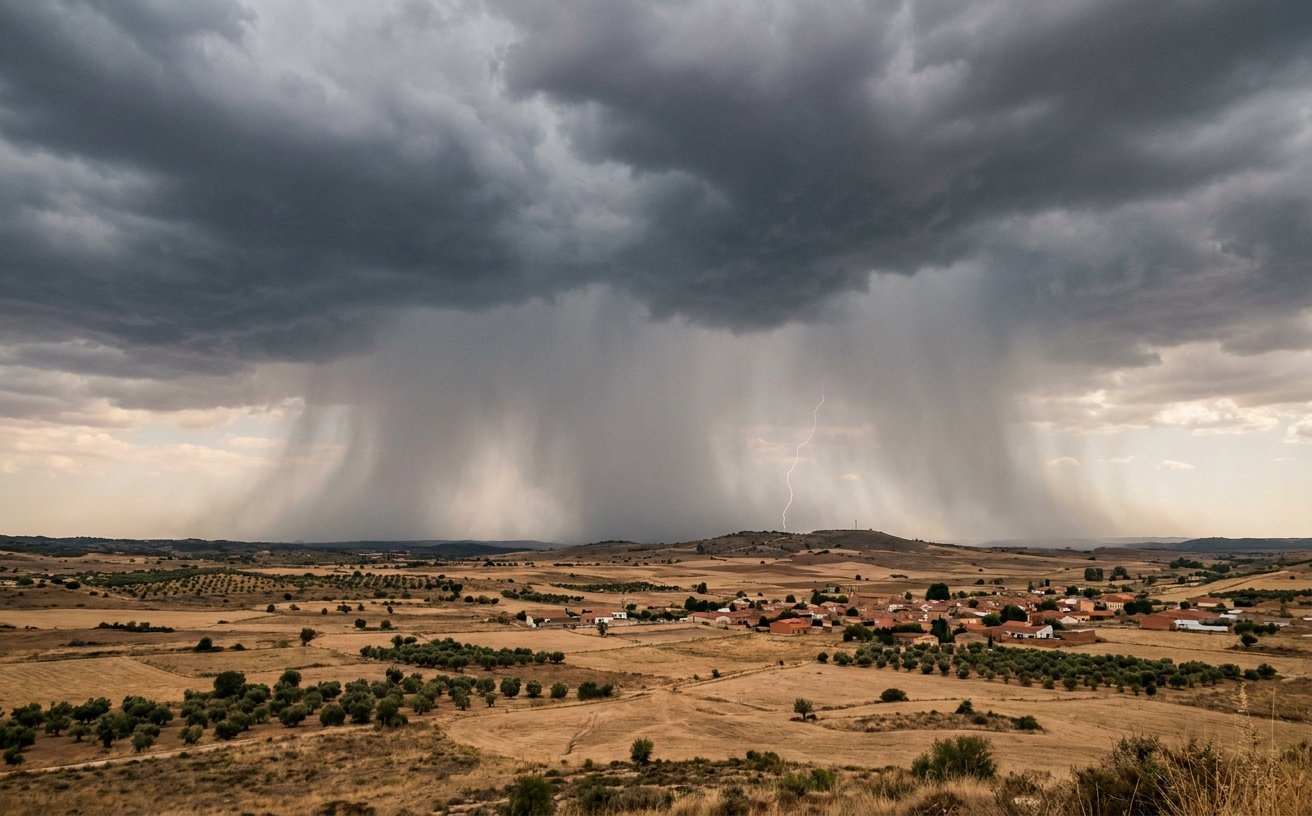 DANA bringt Spanien Gewitter mit Hagel und Hitze bis 40 Grad