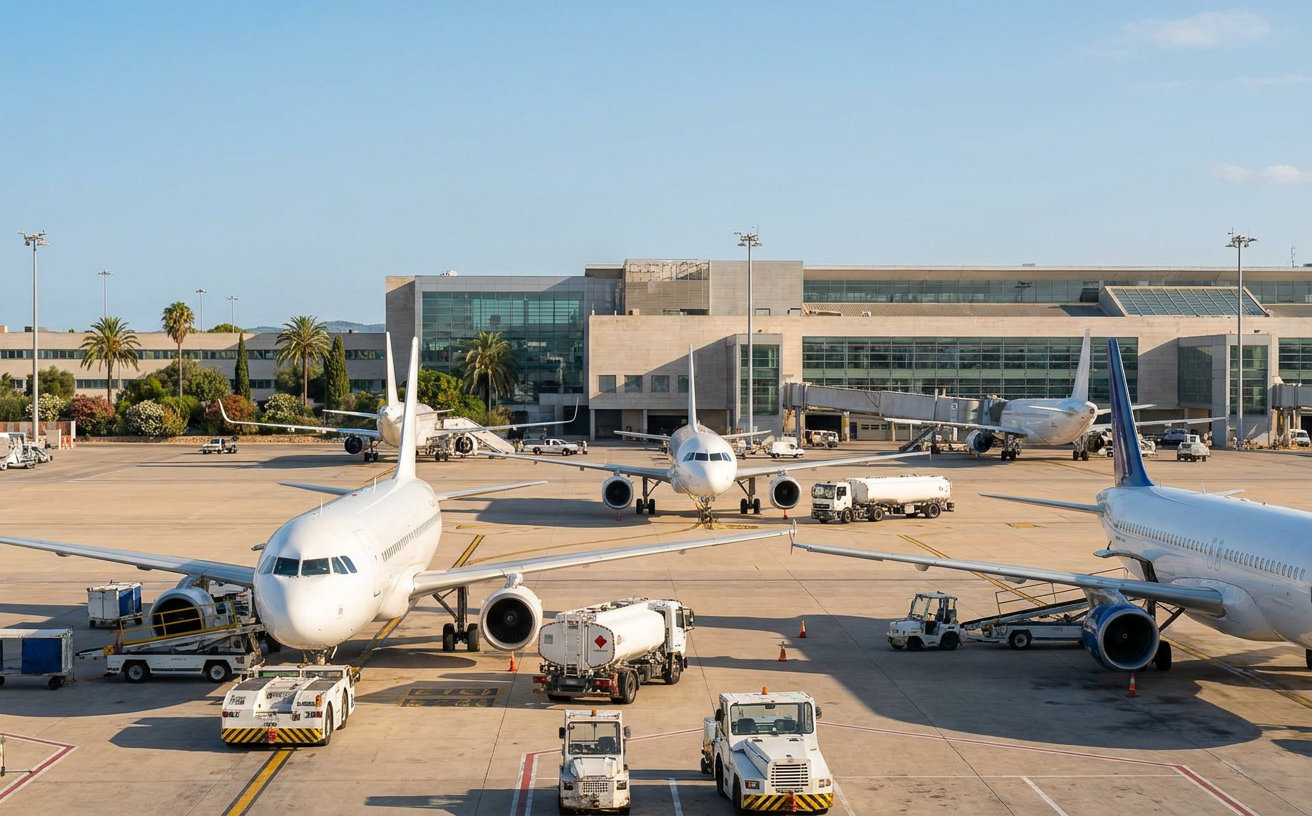 Flughafen Palma: PP kritisiert Aenas Flugplanung für August