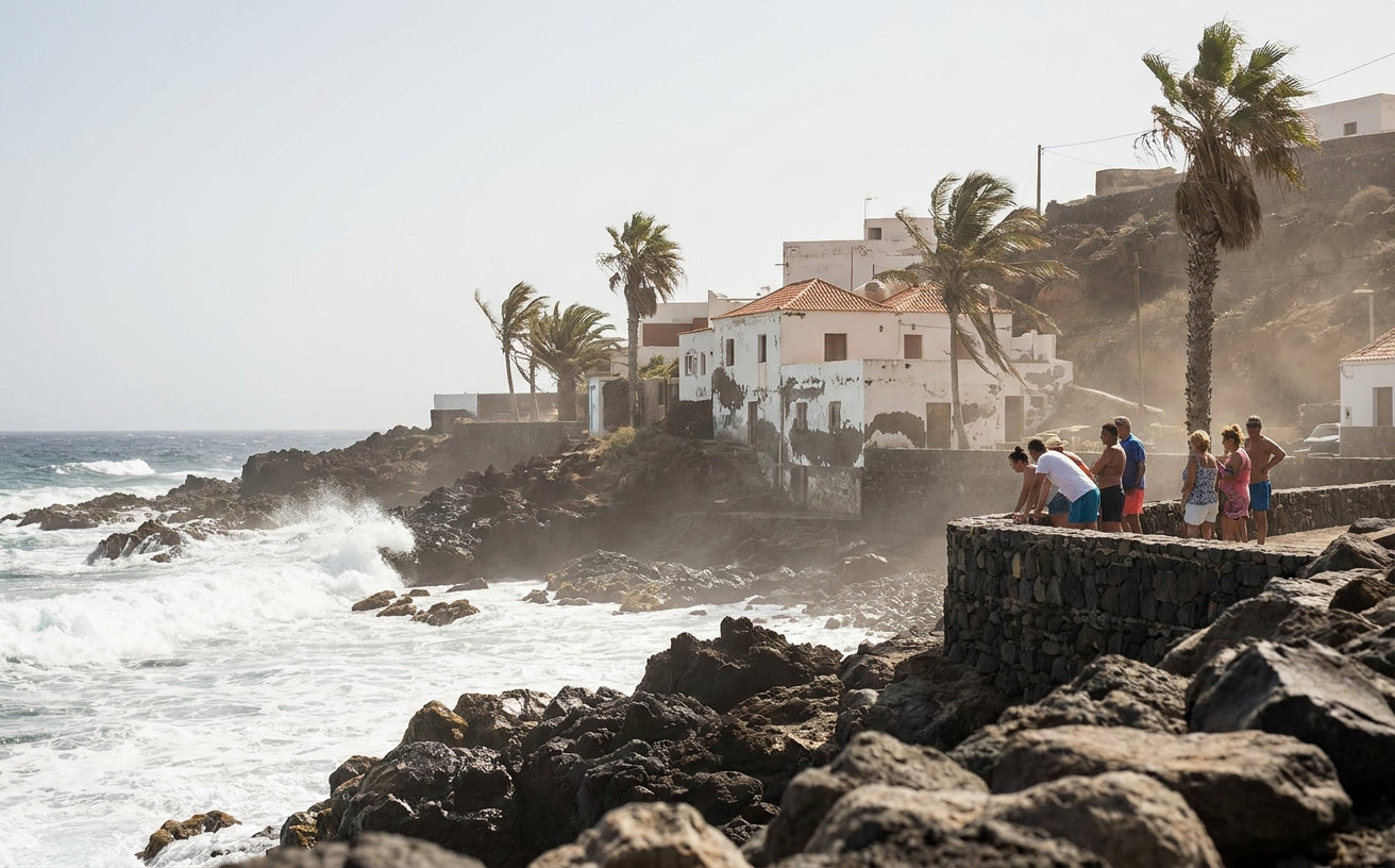Gran Canaria bleibt heiß: Warnungen vor Hitze, Wind und hohem Wellengang