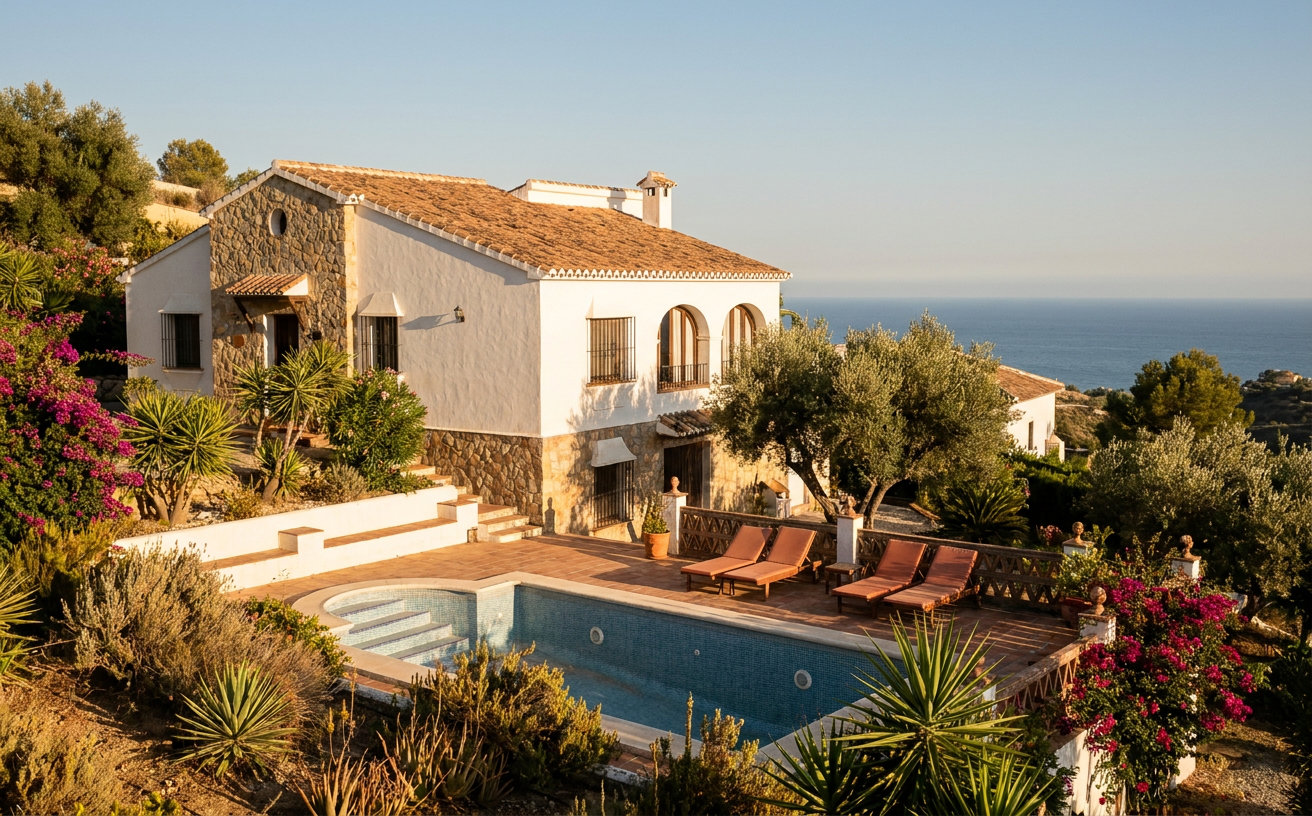 Haus mit Pool in Andalusien: Kaufpreis liegt bis zu 18,5 Prozent höher