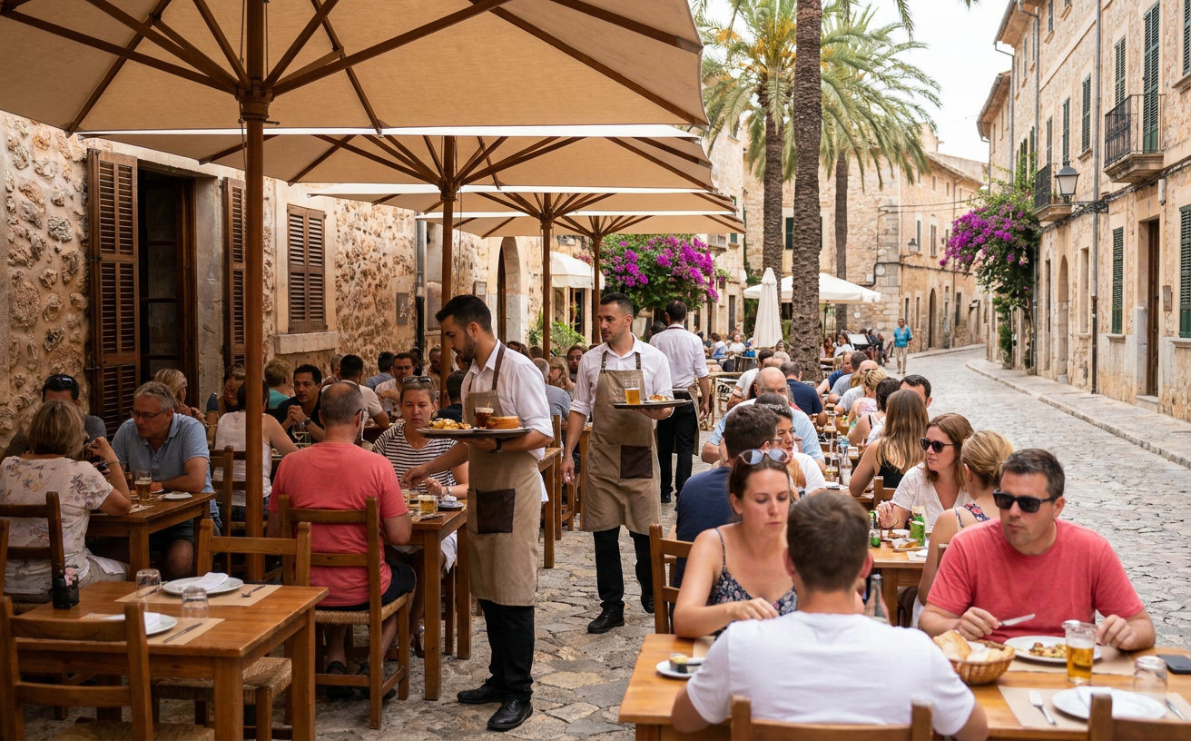 Mallorcas Restaurants am 15. August voll – Kosten belasten die Betriebe
