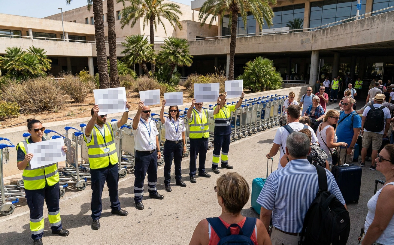 Swissport-Streik trifft Mallorcas Flughafen zum Start in den August
