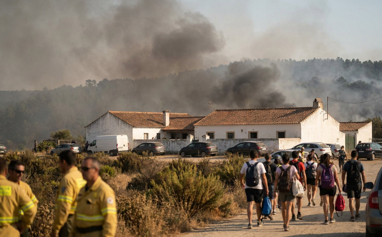 Waldbrand bei Valencia: El Saler und Campingplätze evakuiert