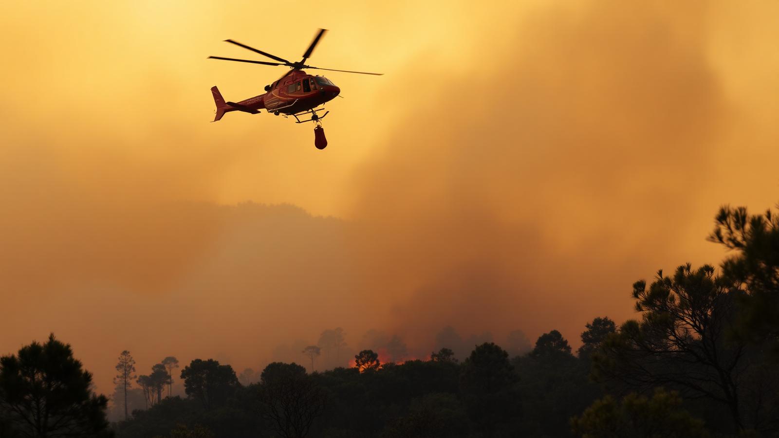 Waldbrand bei Niebla in Huelva: Evakuierungen und gesperrte Straßen