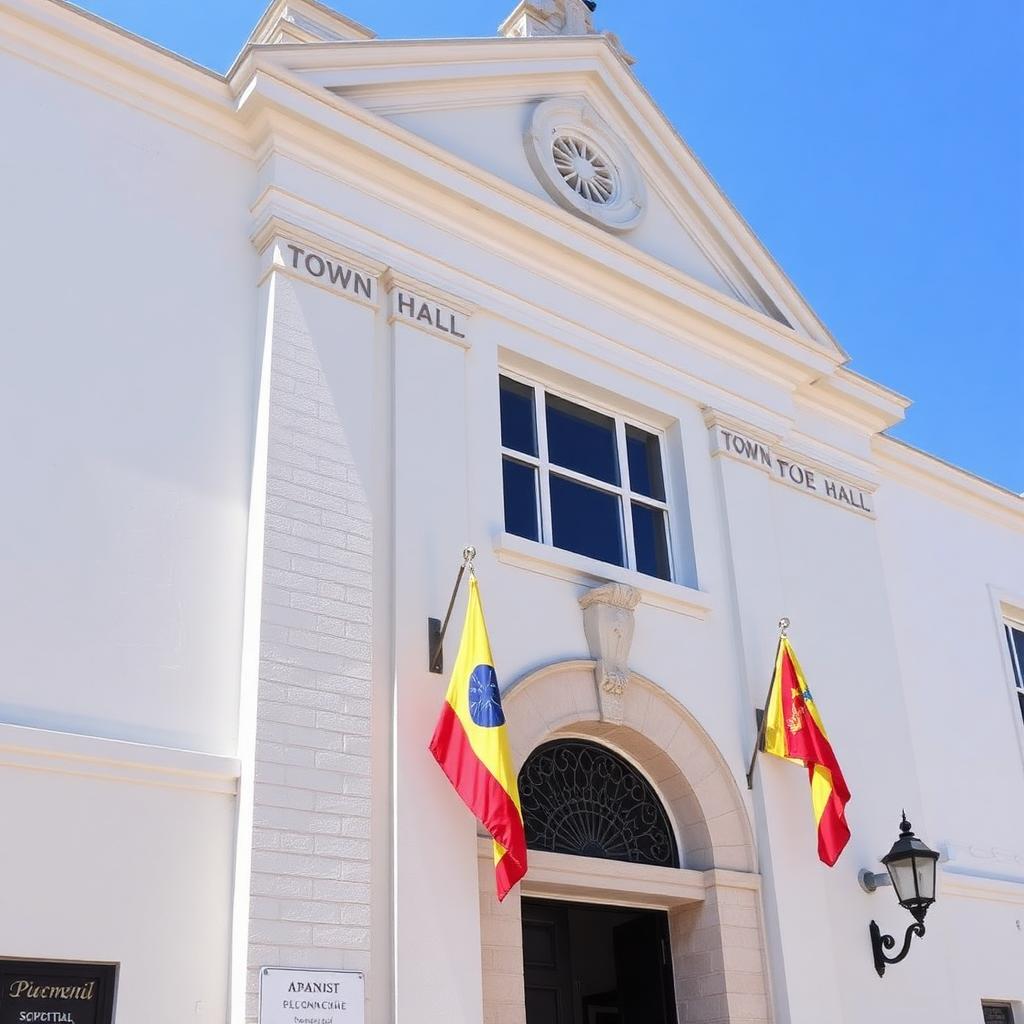 Fassade eines spanischen Rathauses